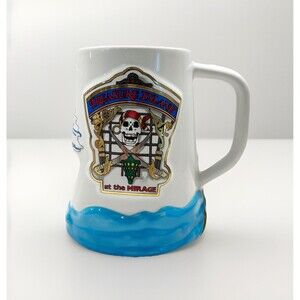 VINTAGE TREASURE ISLAND CASINO at the MIRAGE- LAS VEGAS, PIRATE BEER MUG STEIN